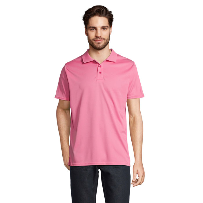 PITCHER UNISEX POLO P127034O ribbon pink