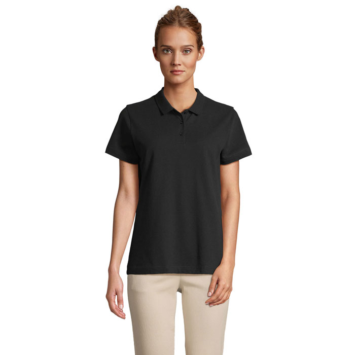 PULSE WOMEN POLO P127205O czarny / czarny opal