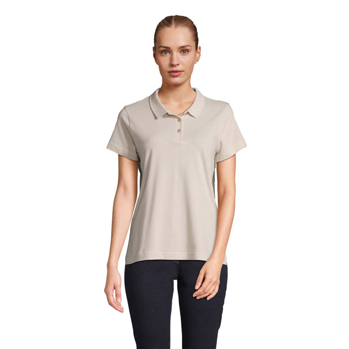 PULSE WOMEN POLO P127205O linen twin