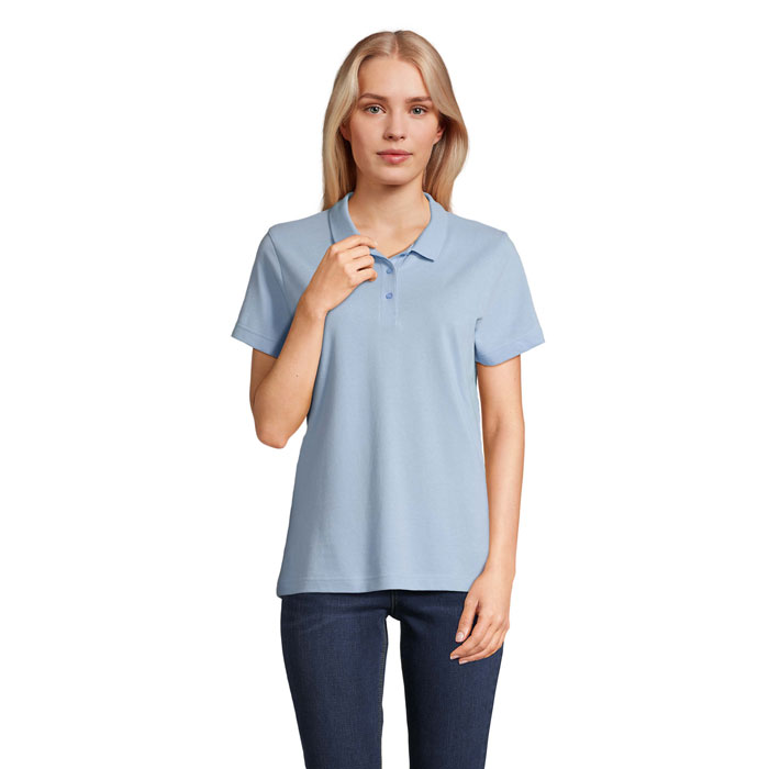 PULSE WOMEN POLO P127205O sky blue pique
