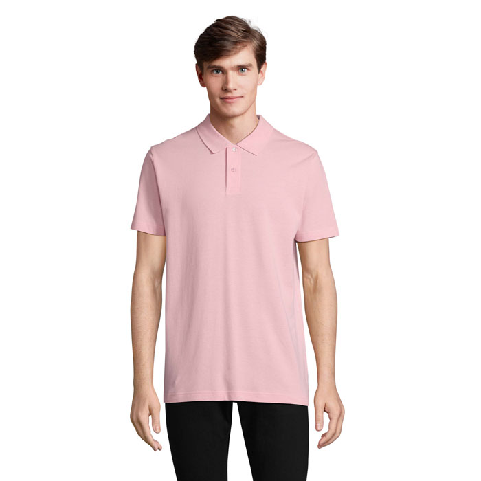 PULSE UNISEX POLO P127328O cukierowy róż