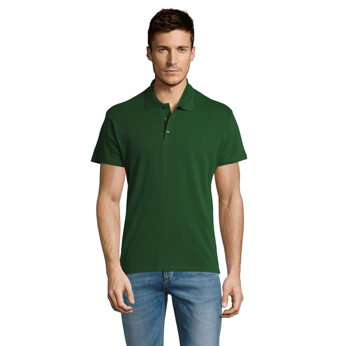 SUMMER II MEN polo 170g P127681O zielony golf