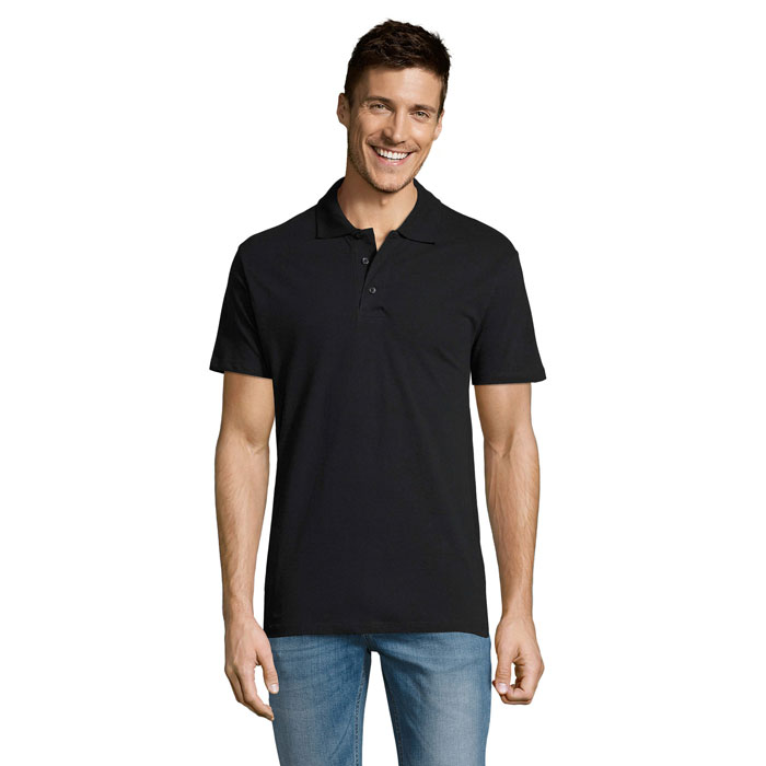 SUMMER II MEN polo 170g P127681O granatowy