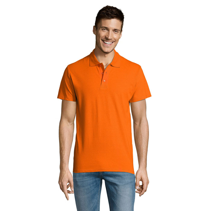 SUMMER II MEN polo 170g P127681O pomaranczowy