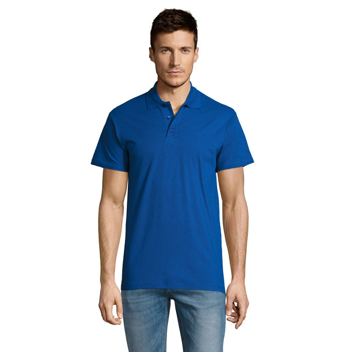 SUMMER II MEN polo 170g P127681O niebieski