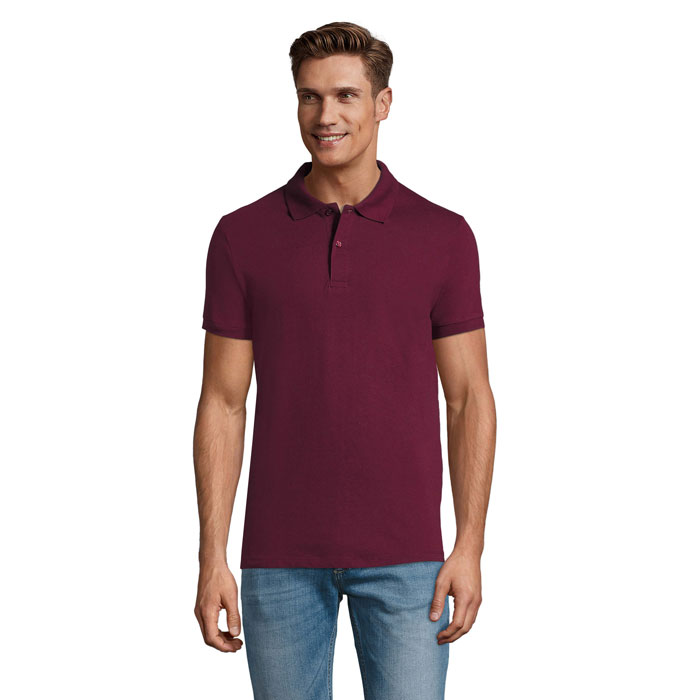 PERFECT MEN Polo 180g P127843O burgundy
