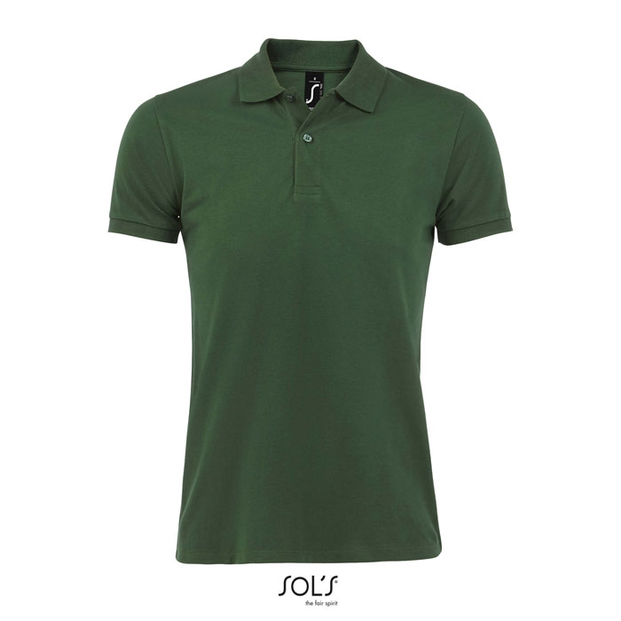 PERFECT MEN Polo 180g P127843O ciemno / zielony