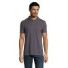 PERFECT MEN Polo 180g P127843O ciemny szary