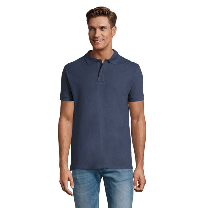 PERFECT MEN Polo 180g P127843O denim