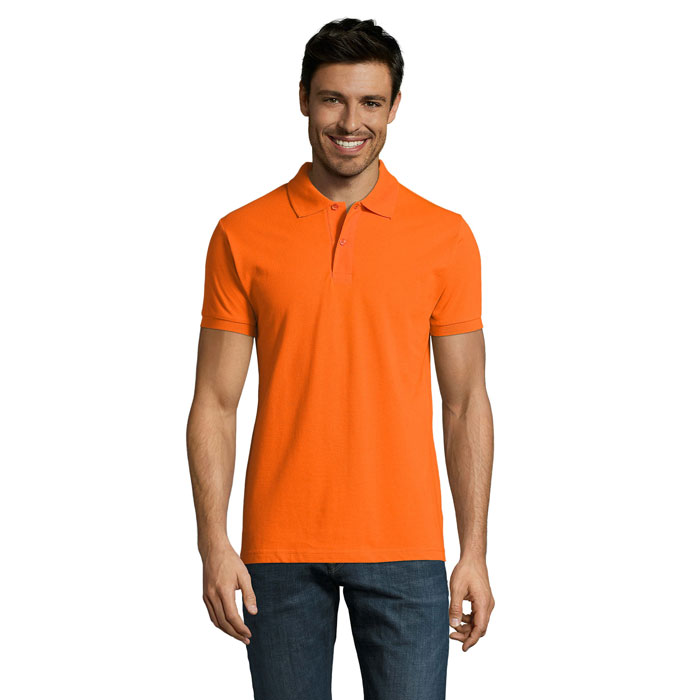 PERFECT MEN Polo 180g P127843O pomaranczowy