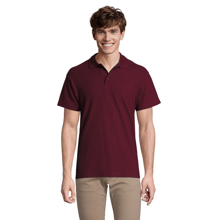 SPRING II MEN Polo 210g P128059O burgundy