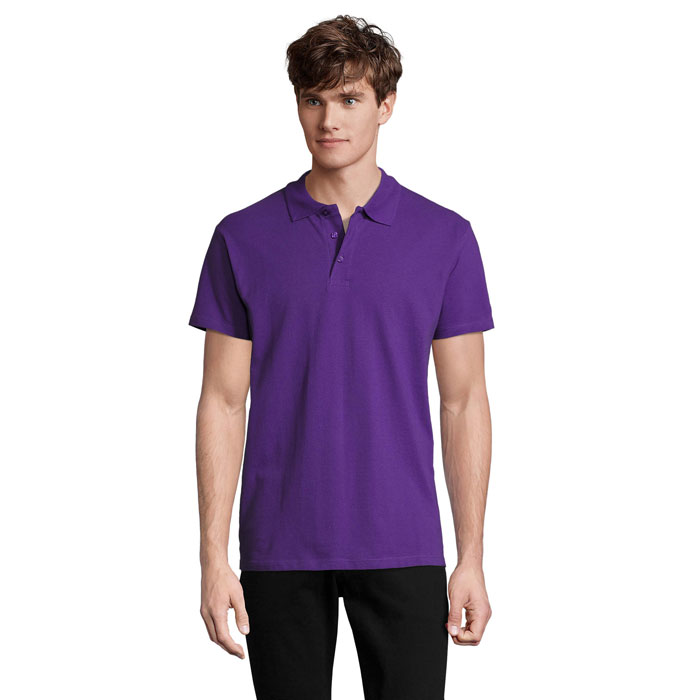 SPRING II MEN Polo 210g P128059O dark purple