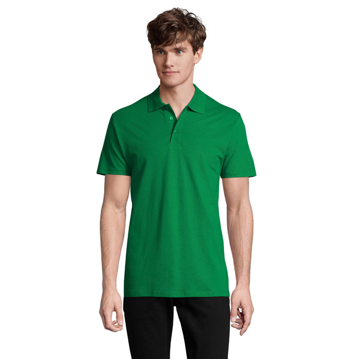 SPRING II MEN Polo 210g P128059O zielony