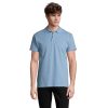 SPRING II MEN Polo 210g P128059O sky blue pique