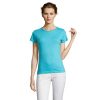 MISS WOMEN'S T-SHIRT 150 P128550O niebieski atol