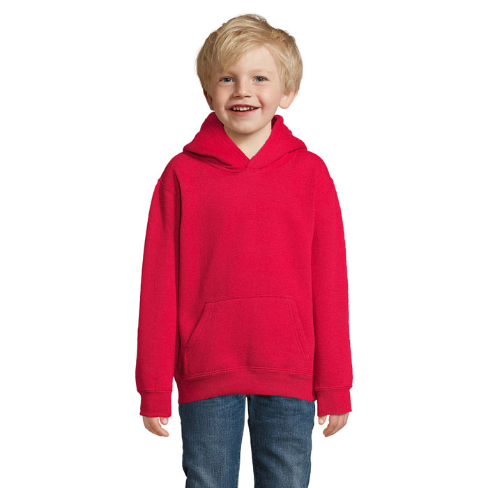 Bluza z kapturem SLAM KIDS P129716O czerwony