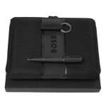 Zestaw upominkowy Hugo Boss teczka, brelok i długopis - HAK421A + HSQ4744A + HTM413A P092971P