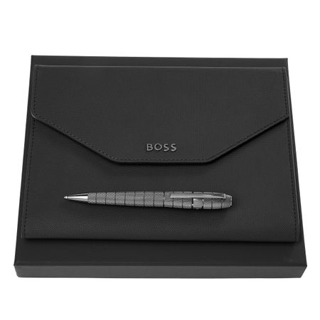 Zestaw upominkowy Hugo Boss teczka i długopis - HDM414A + HSH4984D P092976P PM-HPBM498D