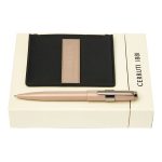 Zestaw upominkowy Cerruti 1881 etui na karty i długopis - NLC406X + NSC3284X P093060P