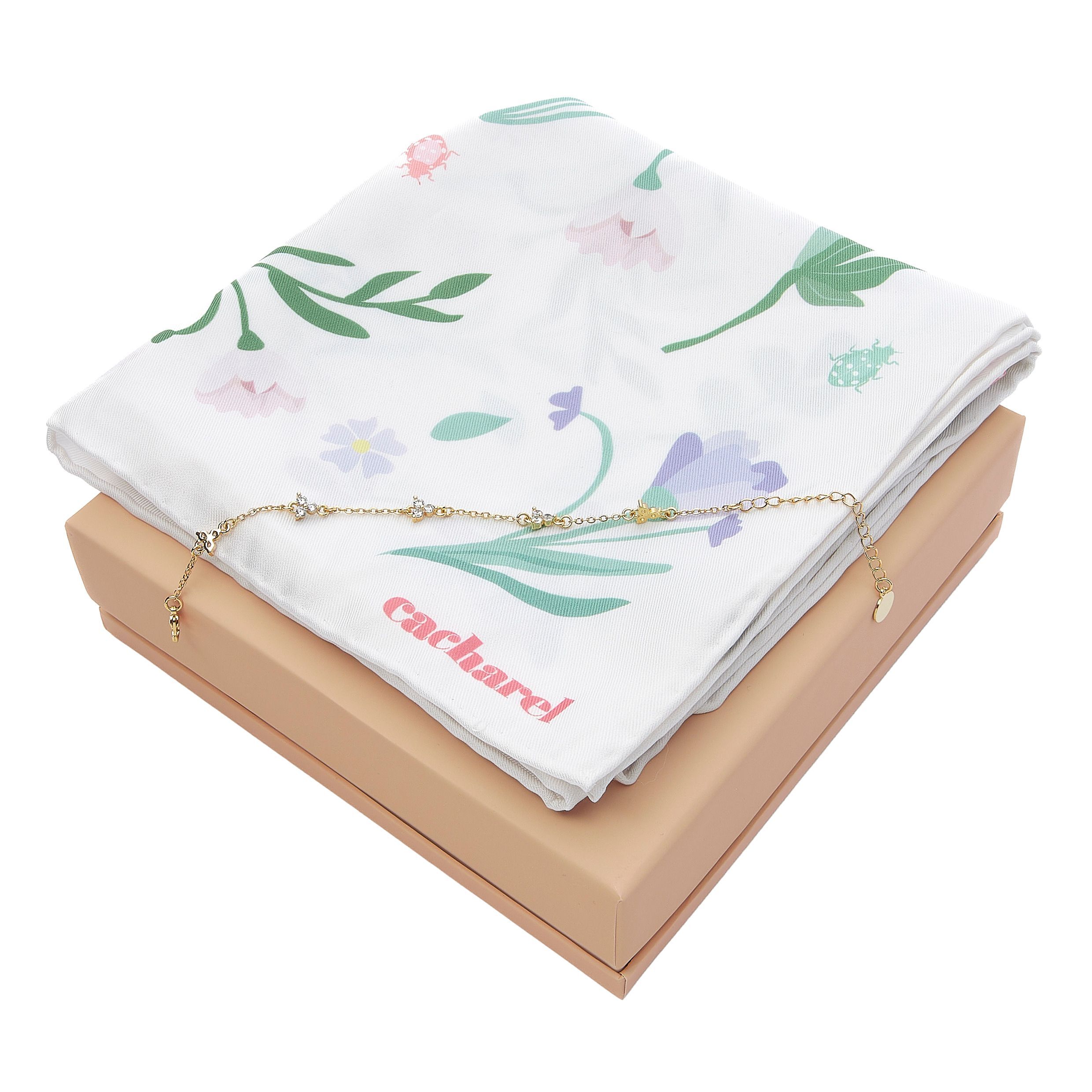 Zestaw upominkowy Cacharel apaszka i bransoletka - CFM438G + CJB449E P092836P PM-CPBM449E