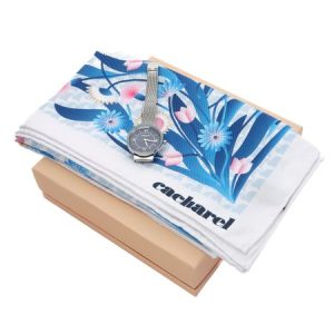 Zestaw upominkowy Cacharel apaszka i zegarek - CFL437F + CMN492N P092842P PM-CPLN492N