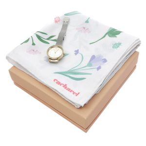Zestaw upominkowy Cacharel apaszka i zegarek - CFM438G + CMN492C P092846P PM-CPMN438G