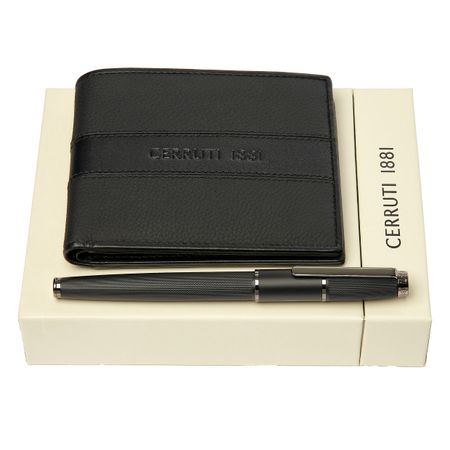 Zestaw upominkowy Cerruti 1881 portfel i pióro kulkowe - NLW406A + NSW4545A P093071P PM-NPRW454A