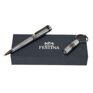 Zestaw upominkowy Festina długopis i brelok - FAK470B + FSH4704B P092879P PM-FPBK470B