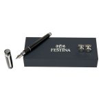 Zestaw upominkowy Festina pióro wieczne i spinki do mankietów - FJM481B + FSF4692A P092891P