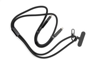 Smycz do telefonu z funkcją ładowania 60W CHARD P132886A AS-09180-02