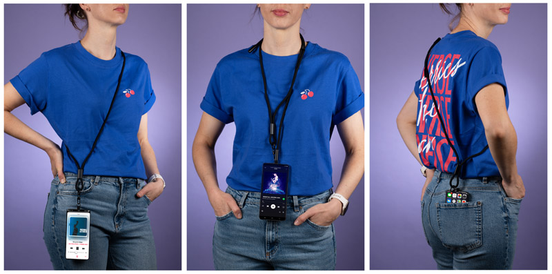 Smycz do telefonu z funkcją ładowania 60W CHARD P132886A