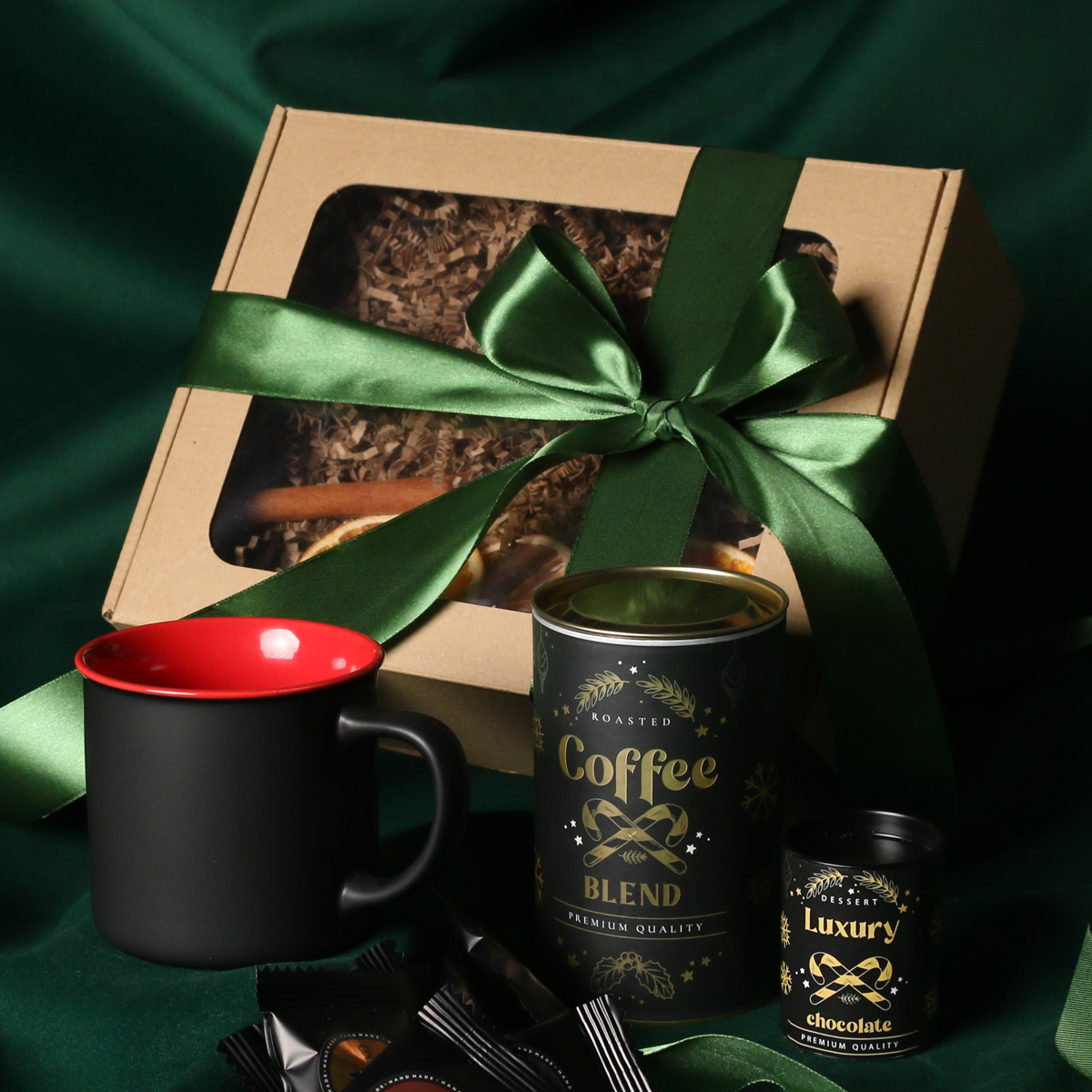 Cozy Loft 310 ml P133243M czarny / czerwony