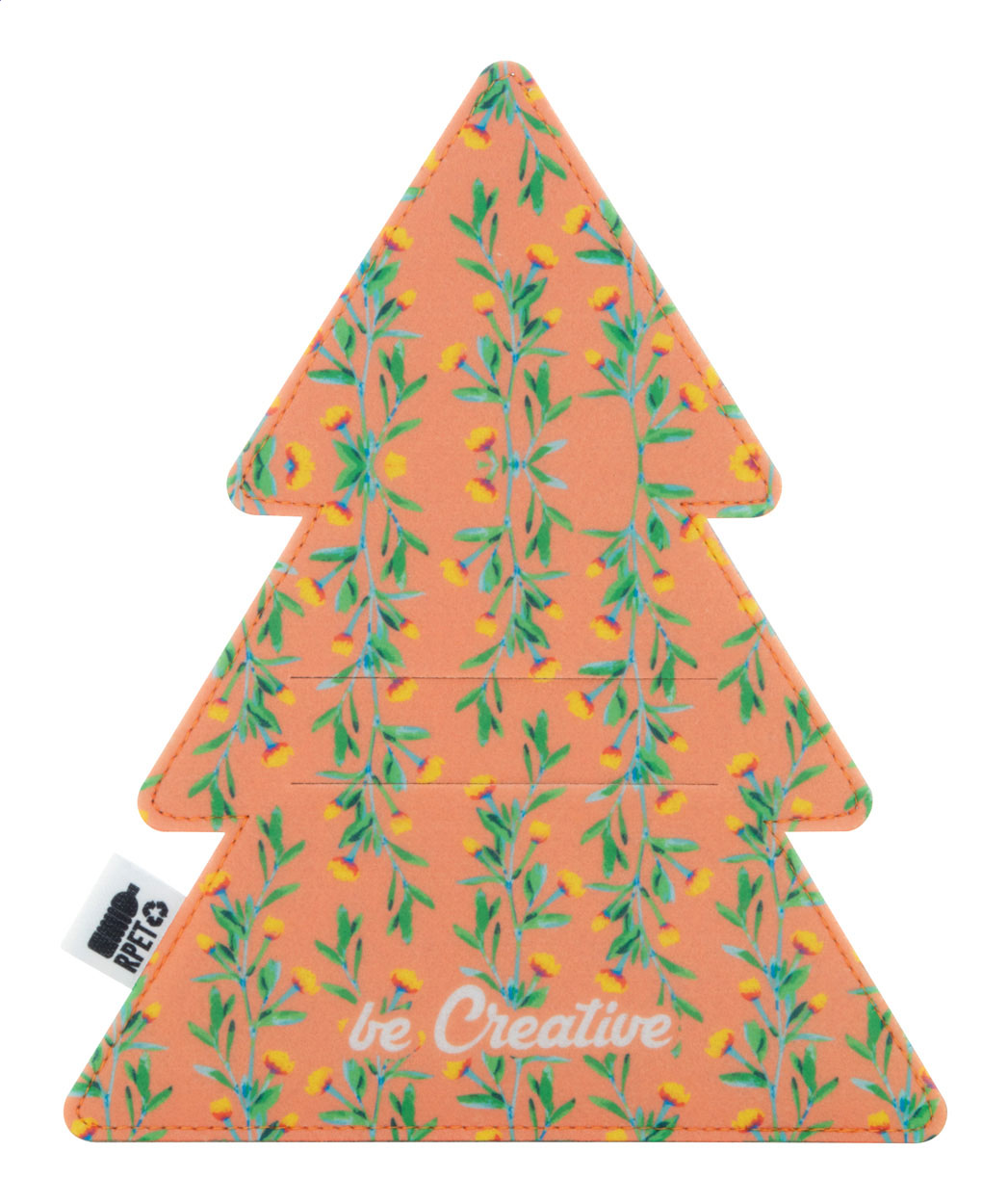 Personalizowany uchwyt RPET na sztućce CreaFelt Cutlery Xmas P133779D AN-AP716775