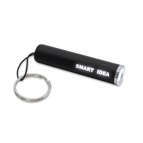 Brelok-latarka z podświetlanym logo LumiRing P132810R RO-R17811-W