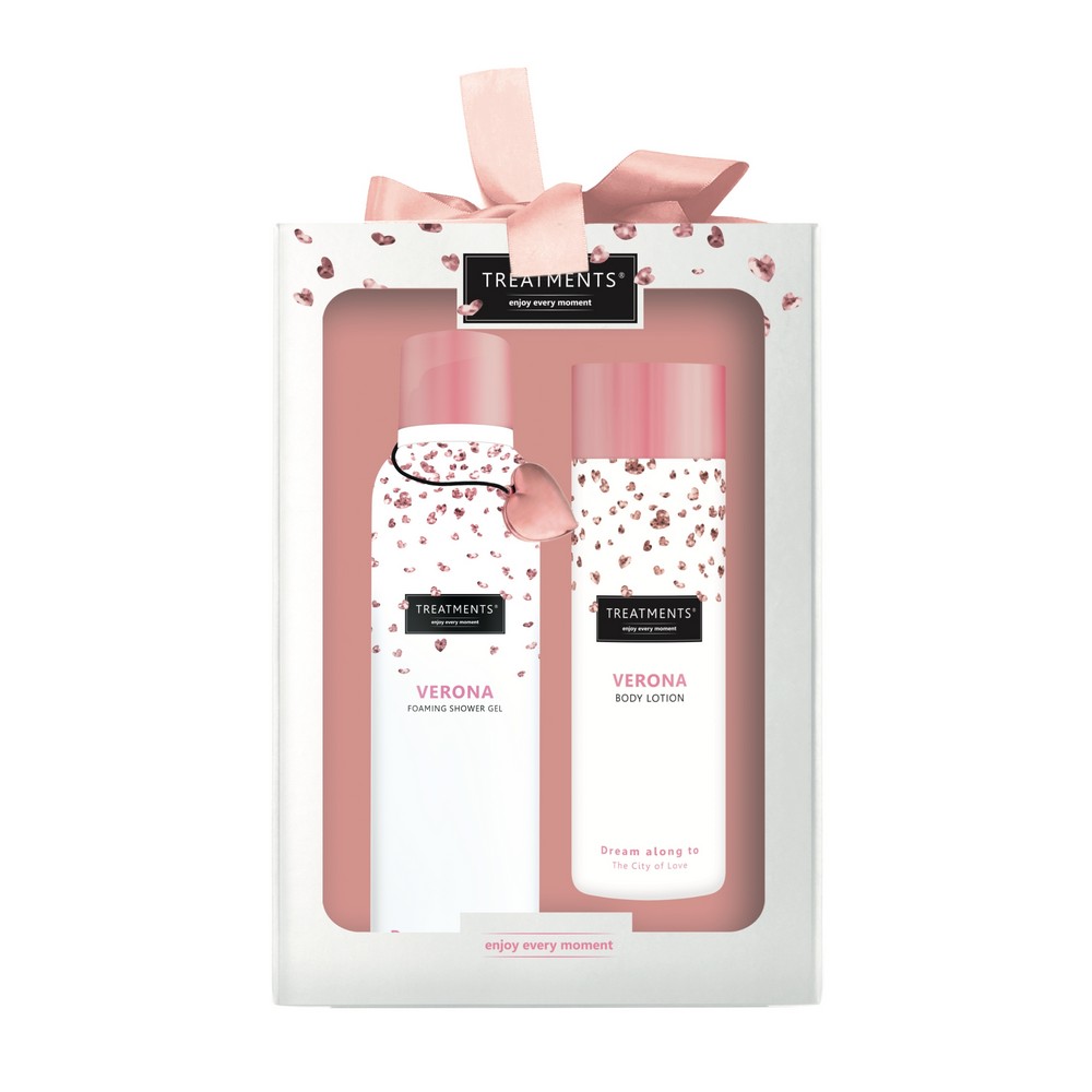 Zestaw kosmetyków Tenderness TREATMENTS P132882X różowy