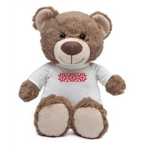 Maskotka Big Teddy w koszulce z motywem świątecznym P052760R RO-X74004.10 Maskotka Big Teddy w koszulce z motywem świątecznym P052760R RO-X74004.10