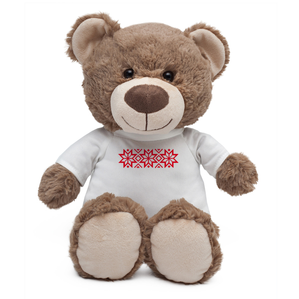 Maskotka Big Teddy w koszulce z motywem świątecznym P052760R RO-X74004.10 Maskotka Big Teddy w koszulce z motywem świątecznym P052760R RO-X74004.10
