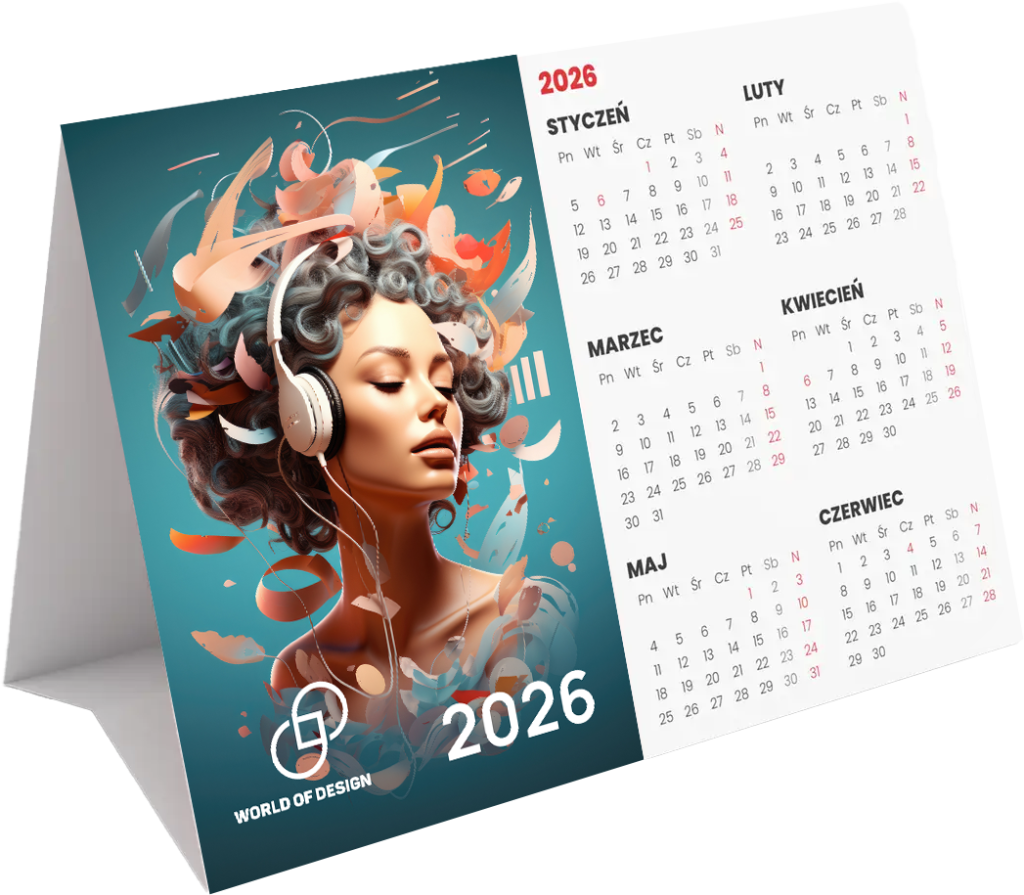 Kalendarz biurkowy piramidka KAL-BIUR-PIR