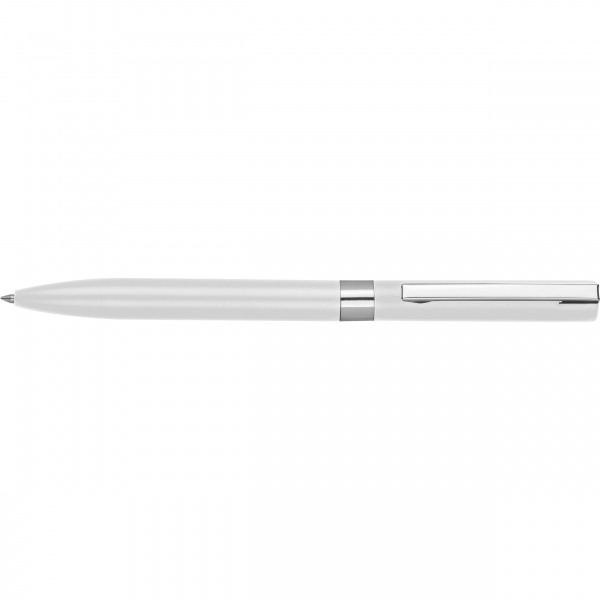 Długopis aluminiowy żelowy HUELVA P087808G biały