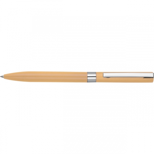 Długopis aluminiowy żelowy HUELVA P087808G beżowy