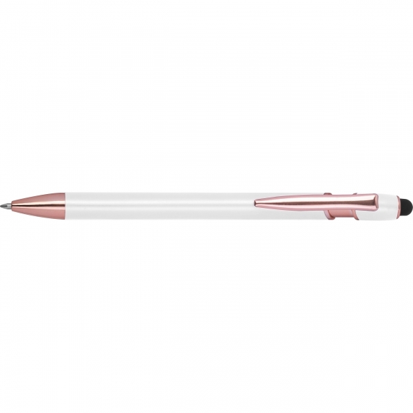 Długopis żelowy z recyklingu BELO HORIZONTE P133512G biały Długopis żelowy z recyklingu BELO HORIZONTE P133512G biały