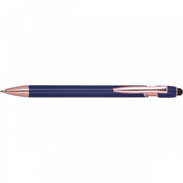 Długopis żelowy z recyklingu BELO HORIZONTE P133512G granatowy Długopis żelowy z recyklingu BELO HORIZONTE P133512G granatowy