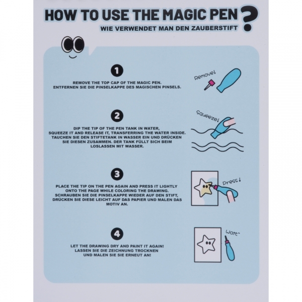 Książka do malowania wodą ANGERS P133502G 9 Książka do malowania wodą ANGERS P133502G