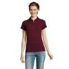 PRIME Damskie POLO 200g P123501O burgundy