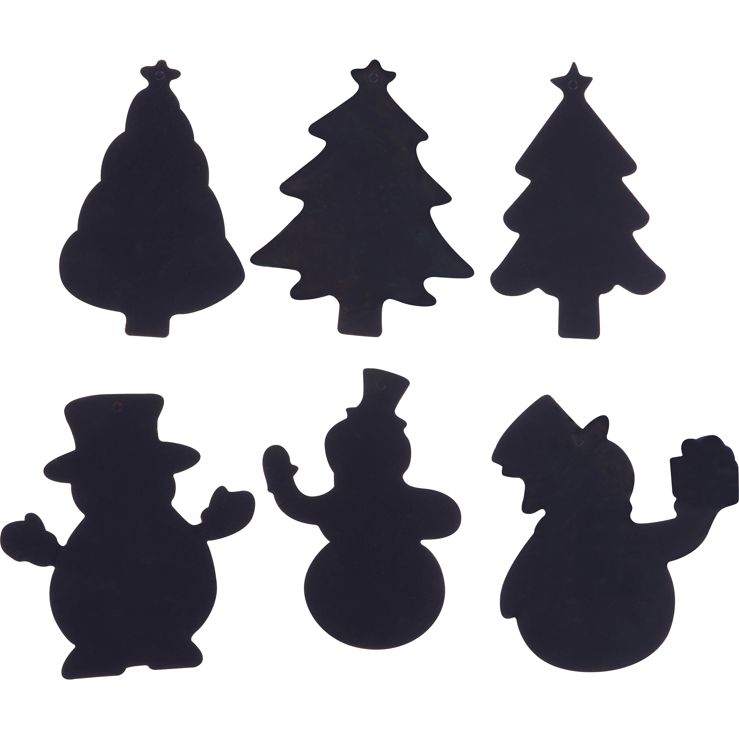 Zestaw ozdób choinkowych, zdrapywanka P133184K