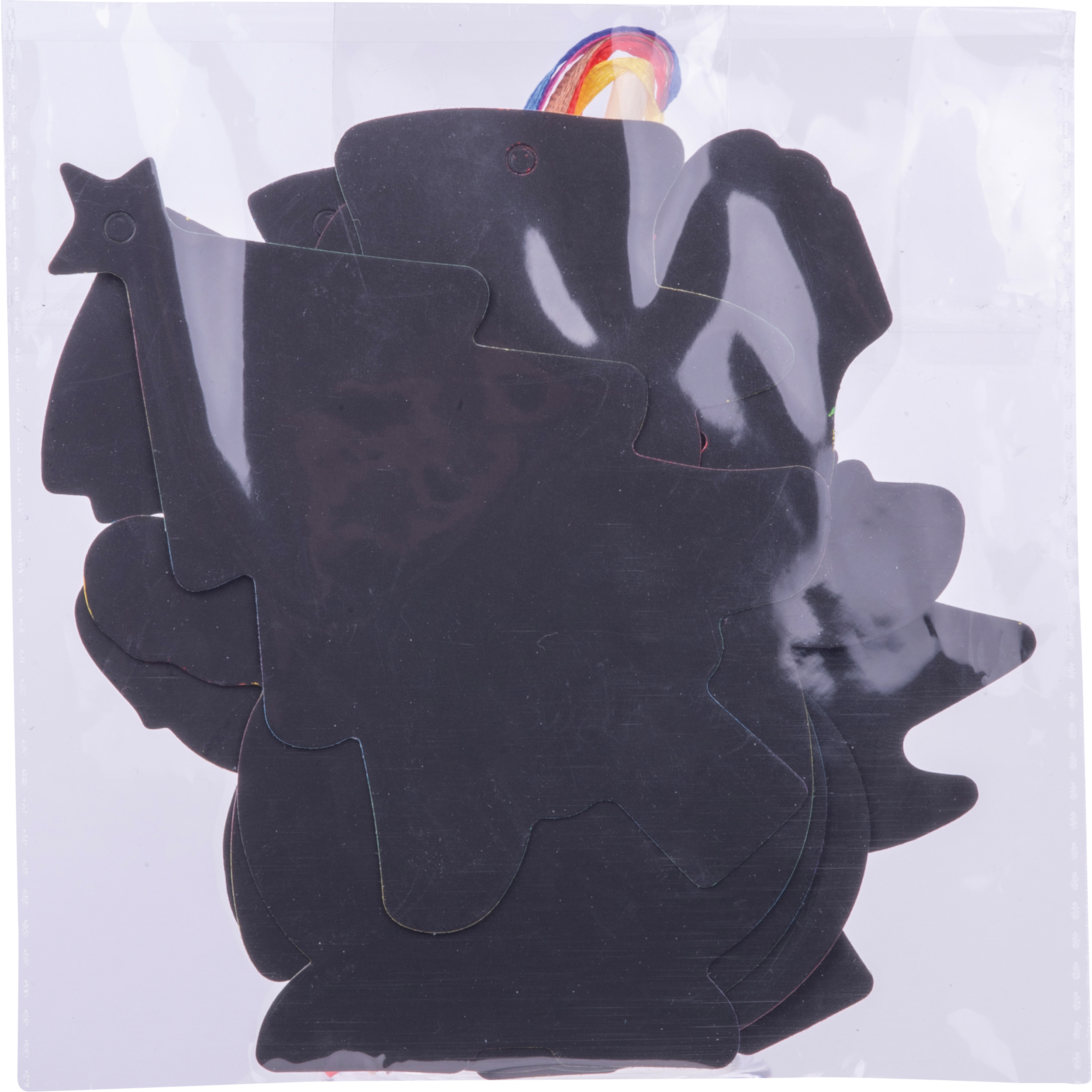 Zestaw ozdób choinkowych, zdrapywanka P133184K