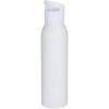 Sky jednościenna butelka na wodę o pojemności 650 ml wykonana ze stali nierdzewnej z recyklingu z certyfikatem RCS P123087C biały Sky jednościenna butelka na wodę o pojemności 650 ml wykonana ze stali nierdzewnej z recyklingu z certyfikatem RCS P123087C biały