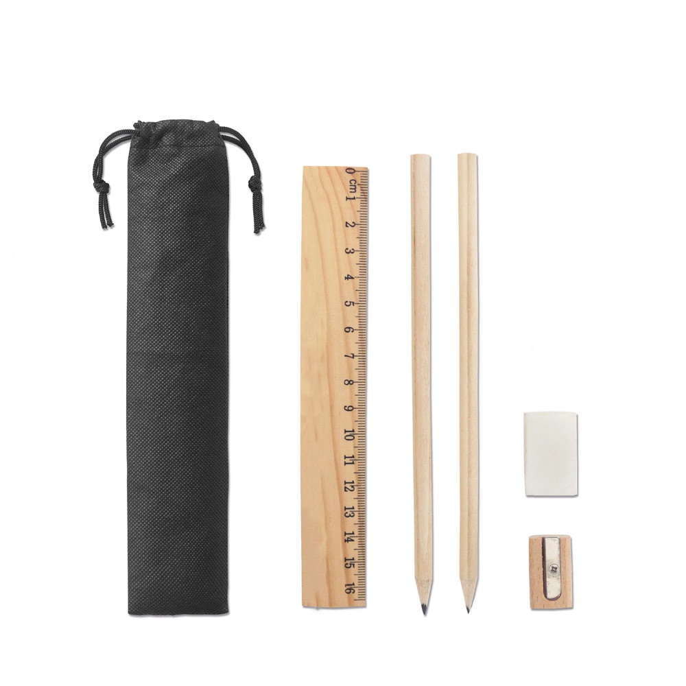POCKETY. Zestaw do pisania dostarczany w etui z włókniny P134755S