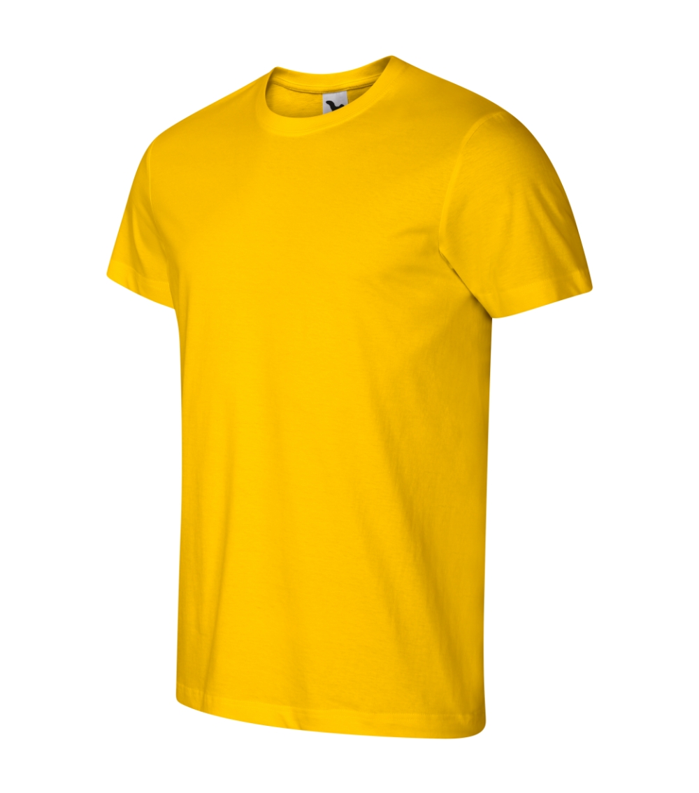 Koszulka męska Basic P020690F żółty