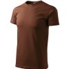 Koszulka męska Basic P020690F czekoladowy